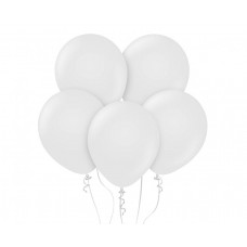 Lateksa baloni baltā krāsā 12" 30 cm/ 10 gab.