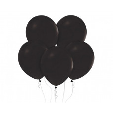 Melni lateksa baloni 12" 30 cm/ 10 gab.