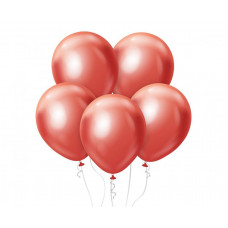 Spīdīgi lateksa baloni sarkanā krāsā 12" 30 cm/ 7 gab.