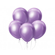 Violeti spīdīgi lateksa baloni 12" 30 cm/ gab.