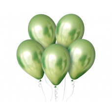 Spīdīgi olīvzaļi lateksa baloni 12" 30 cm / 7 gab.