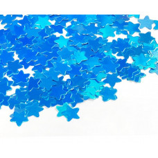 Papīra konfeti Zvaigznes, zilā krāsā, 12 g