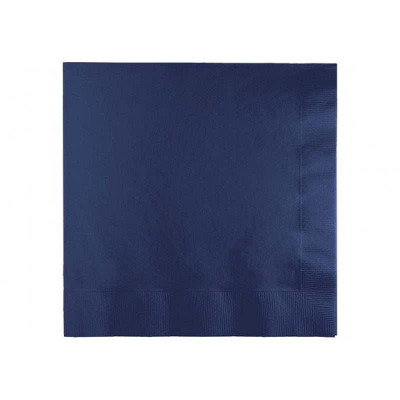 Papīra salvetes svetkiem, tumši zilas, 33 cm, iepakojumā 50 gab.